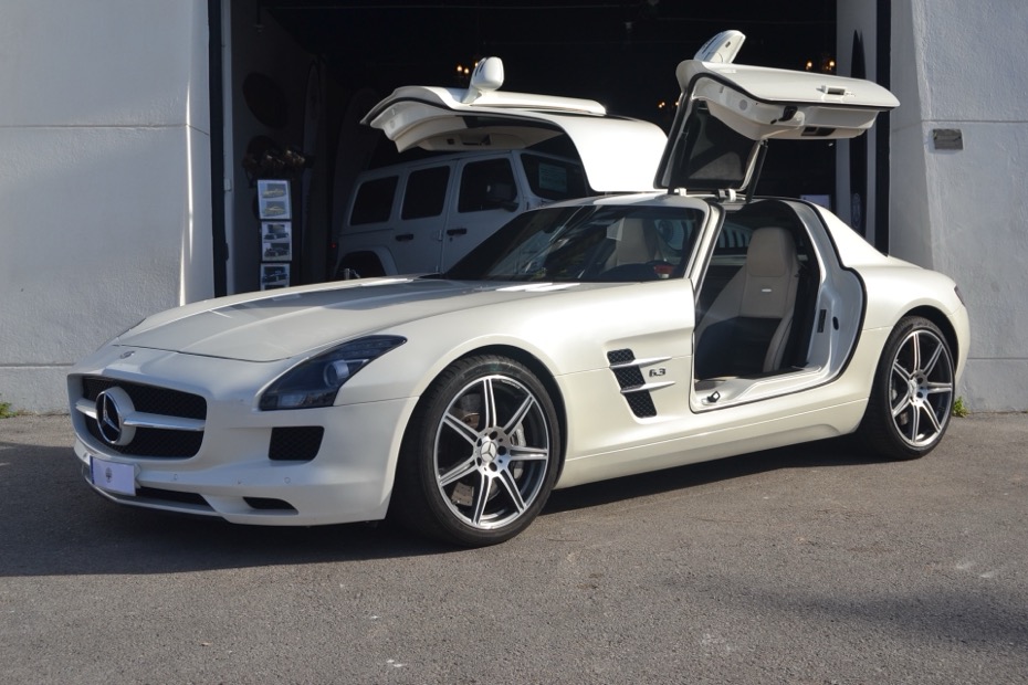 Mercedes SLS AMG ホワイト Alain Class Motors | Mercedes-Benz SLS AMG